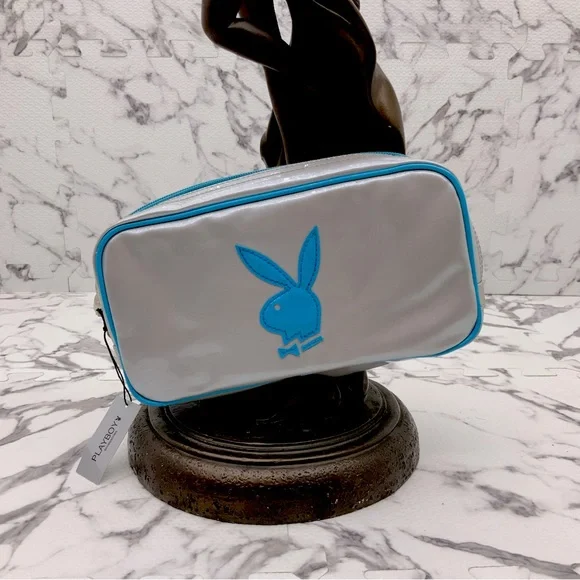 PLAYBOY | Bags | Womens Playboy Grey Blue Patent Fashion  display picture 2